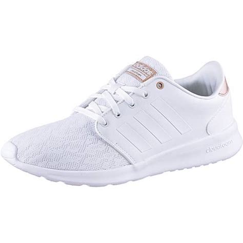 adidas cloudfoam qt racer damen weiß|white cloudfoam sneakers women.